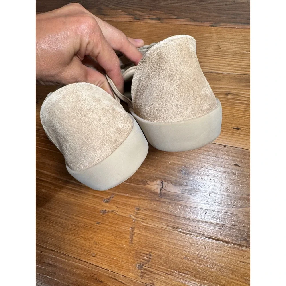 Freda Salvador LIBBY D'ORSAY SNEAKER Stucco Suede 3 Strap Made in Spain Womens 8